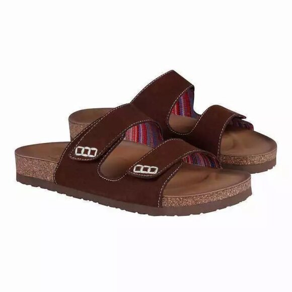 Skechers Women's Relaxed Fit w/ Luxe‎ Foam Two Strap Sandals - Picture 1 of 5